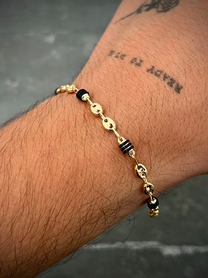 Pulso rustico gc 3.45gr / Largo 20cm / Oro Amarillo (Joya) B