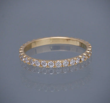 Anillo con 58pts de diamantes 1.2gr / TALLA 5 1/2 / Oro Amarillo (Joya) B