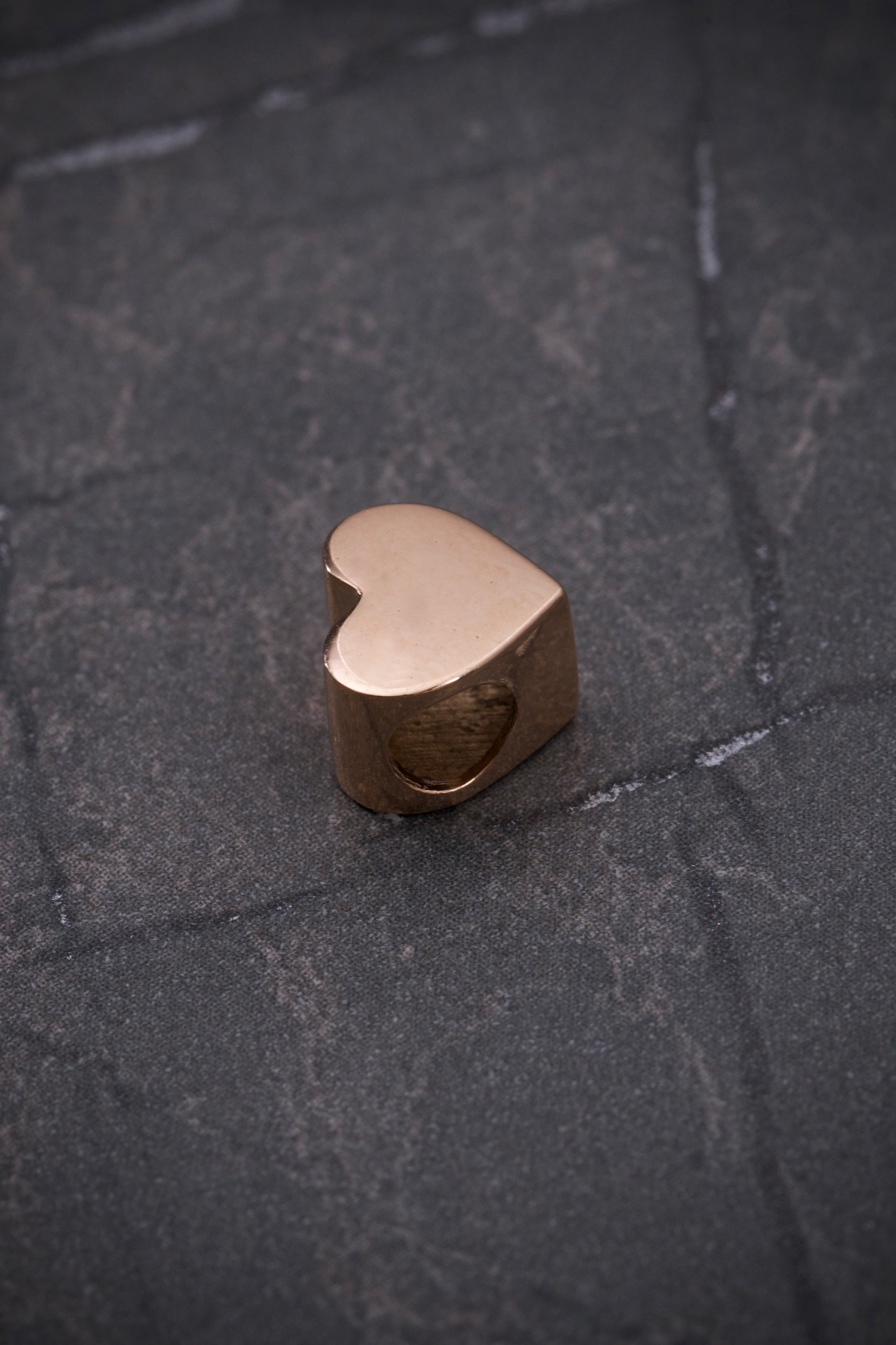 Dije de corazon 1.35gr / Largo 0.7cm / Oro Rosado Nac B