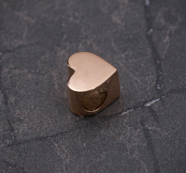 Dije de corazon 1.35gr / Largo 0.7cm / Oro Rosado Nac B