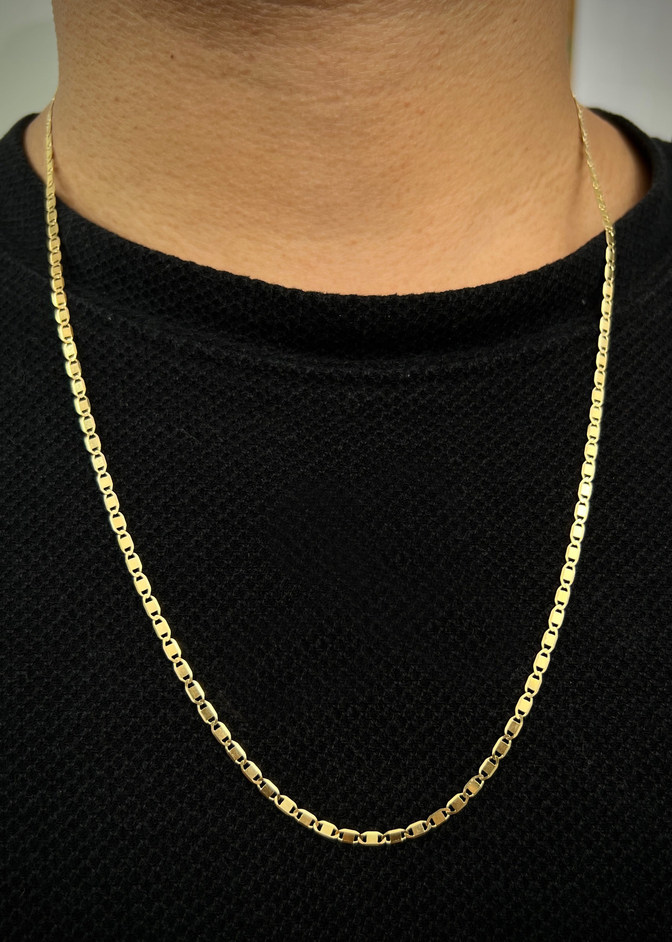 Cadena plana 5.9gr / Largo 60cm / Oro Amarillo italy +3 P