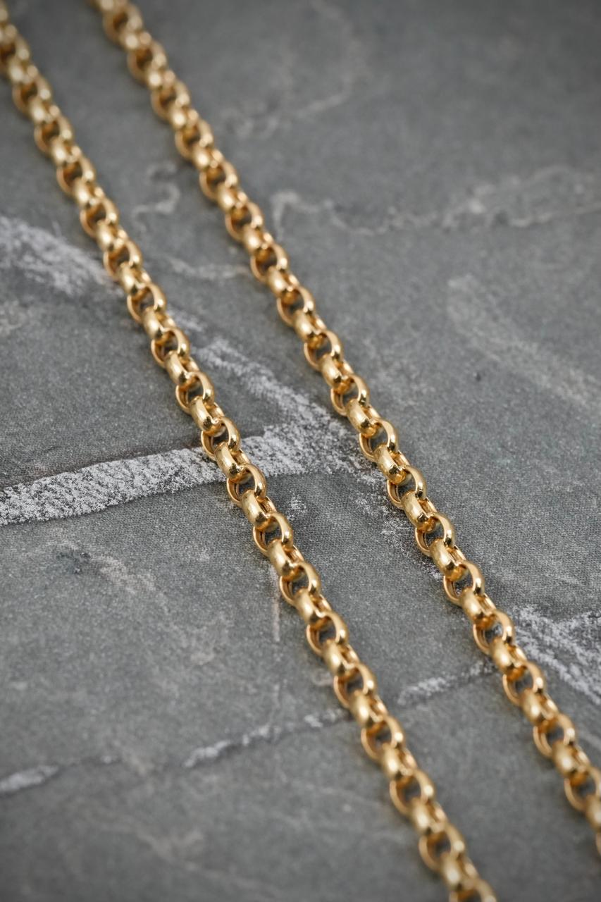 Cadena aro seguido 4.2gr / Largo 60cm — Oro Amarillo