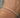 Pulso con swarovski blanco 5.2gr / Largo: 19cm / Oro Rosado italy cte M
