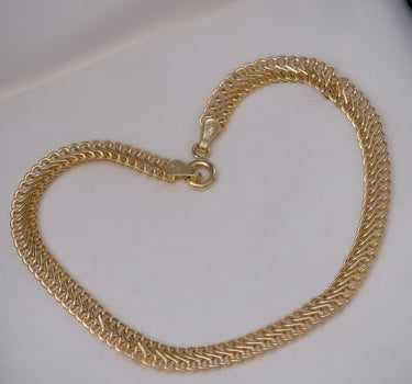Pulso medusa 1.95gr / Largo 19cm / Oro Amarillo italy +3 *