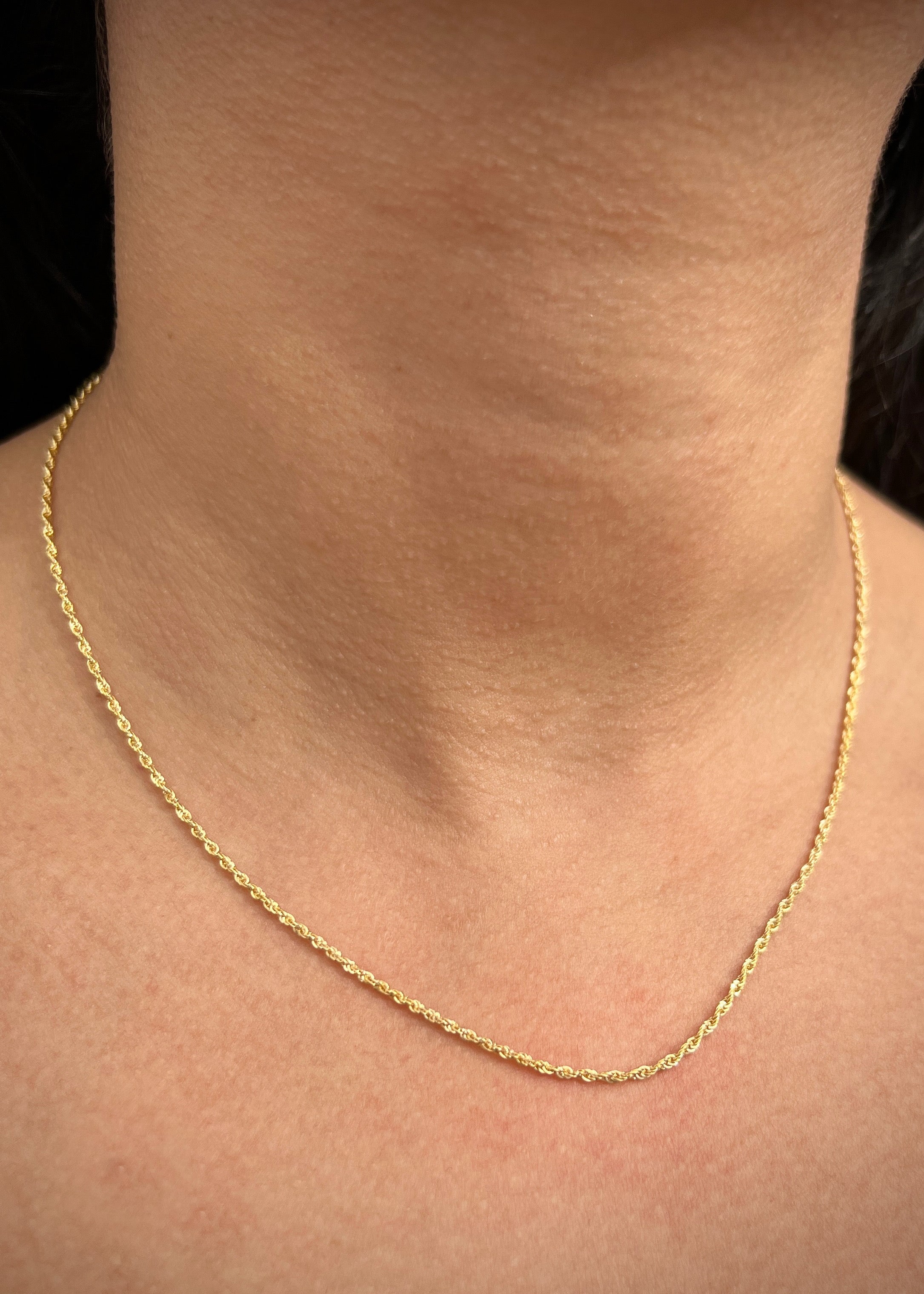 Cadena mini lazo 0.85gr / Largo 45cm / Oro Amarillo italy +2 B