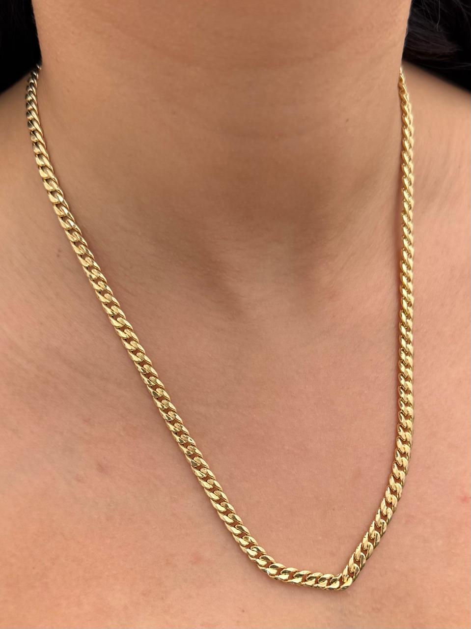 Cadena cubana 8.45gr / Largo 50cm — Oro Amarillo