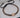 Pulsera en hilo negro con herraje san benito 2.2gr / Oro Rosado (Joya) M