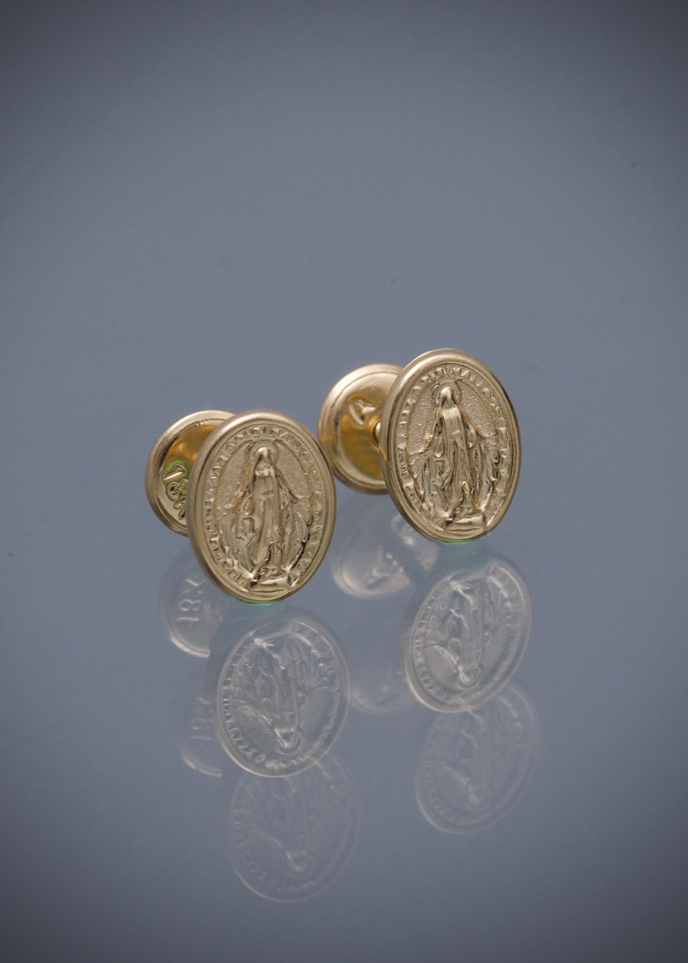 Topos virgen de la milagrosa 0.7gr / Oro Amarillo Nac*