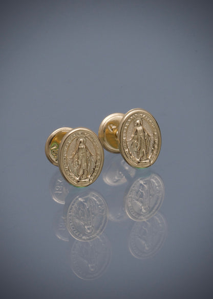 Topos virgen de la milagrosa 0.7gr / Oro Amarillo Nac*