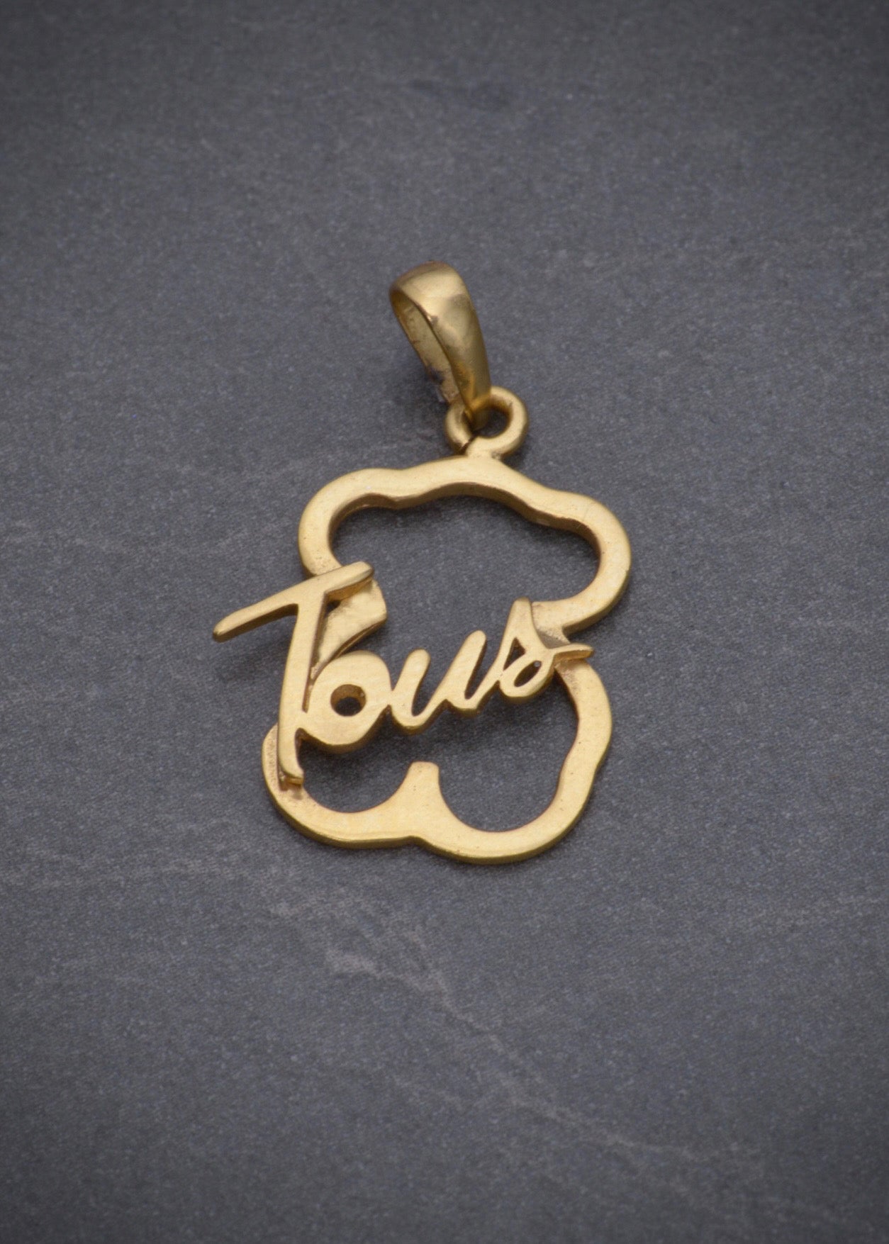 Dije de oso Th 1.75gr / 2.5cm / Oro Amarillo Nac B