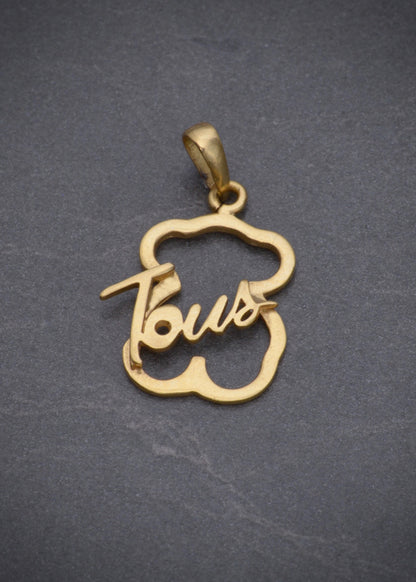 Dije de oso Th 1.75gr / 2.5cm / Oro Amarillo Nac B
