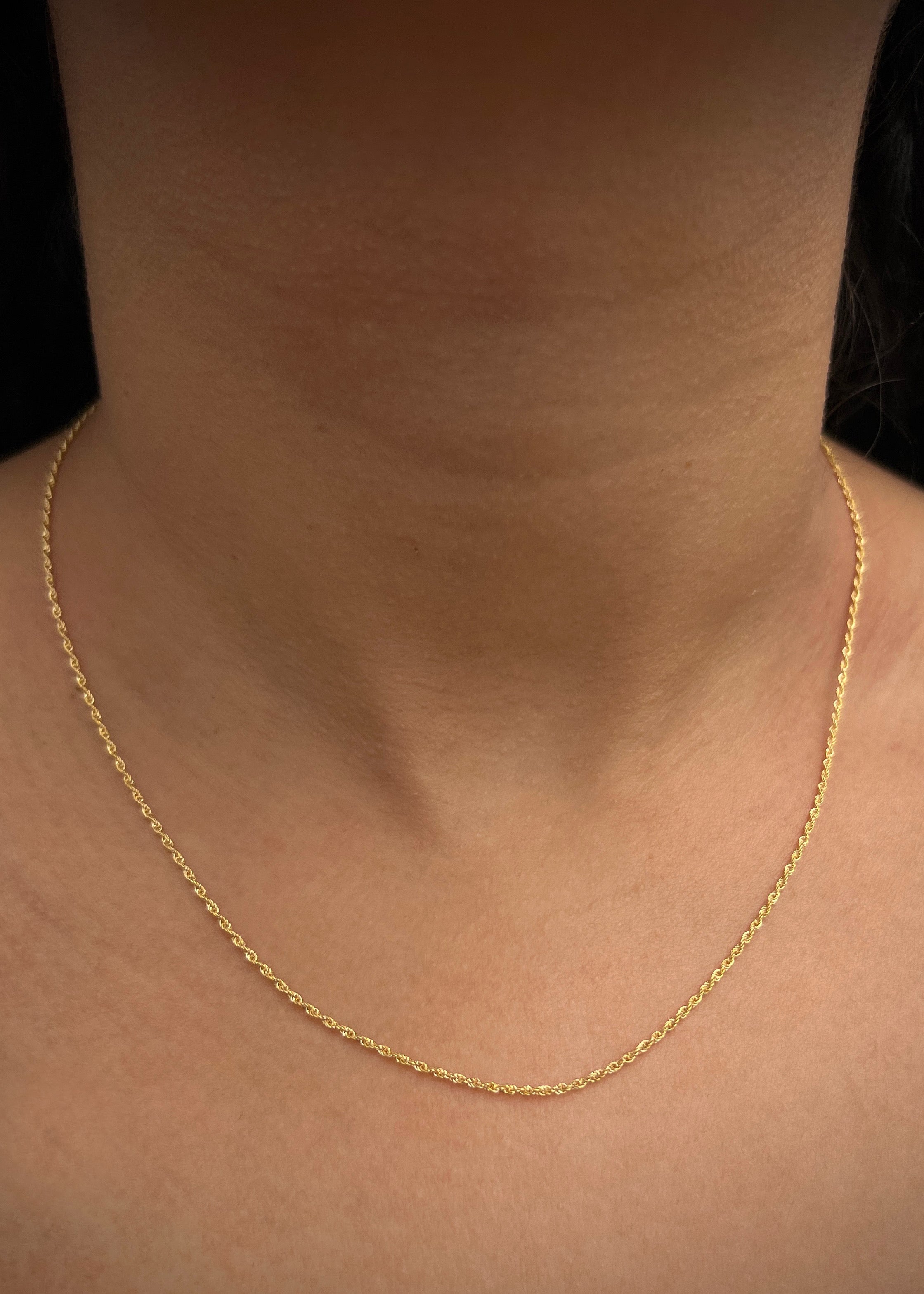 Cadena Lazo 0.85gr / 45cm / 1.2mm — Oro Amarillo