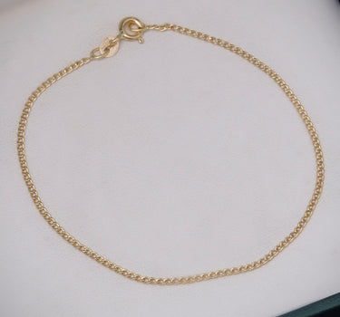 Pulso mini cubano 0.75gr / Largo 18cm / Oro Amarillo italy +1 M