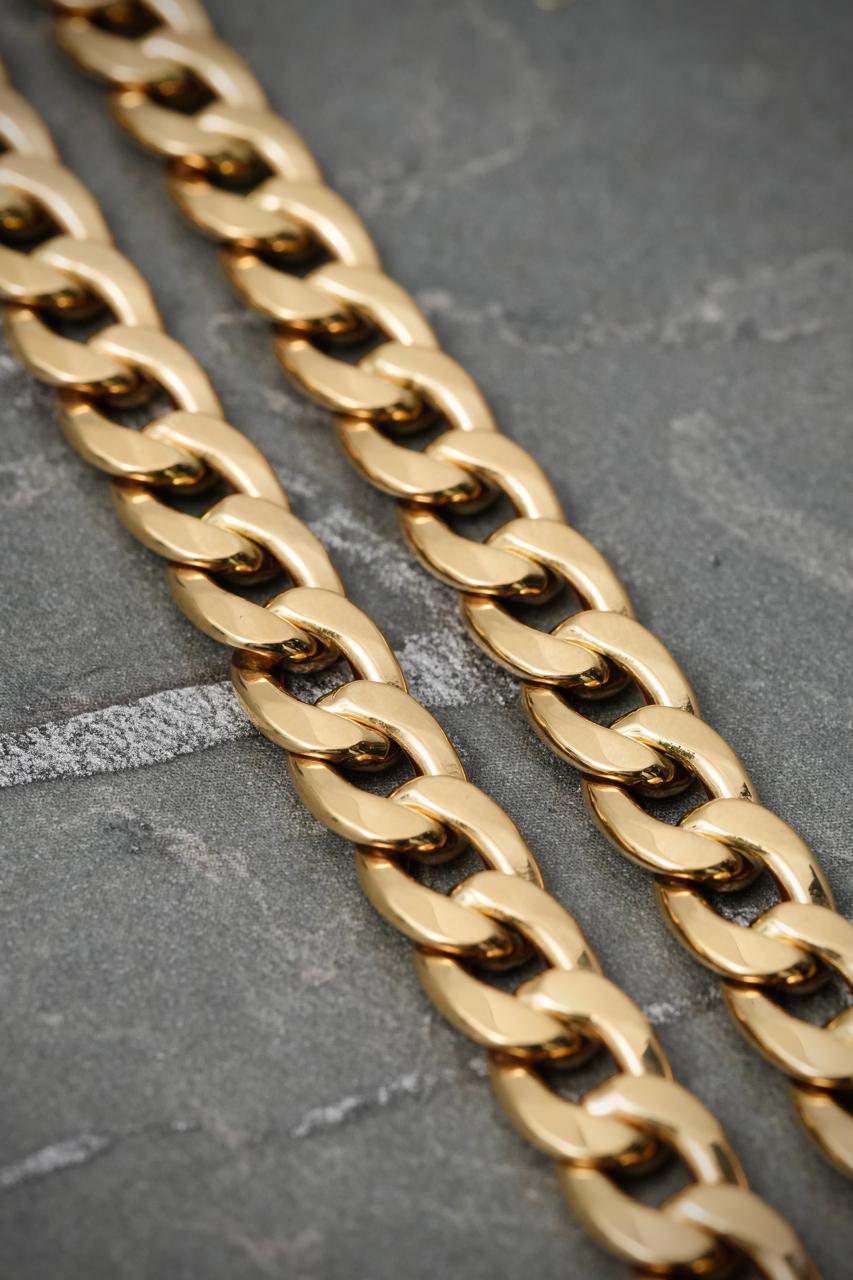 Cadena cubana 15.45gr / Largo 60cm — Oro Amarillo