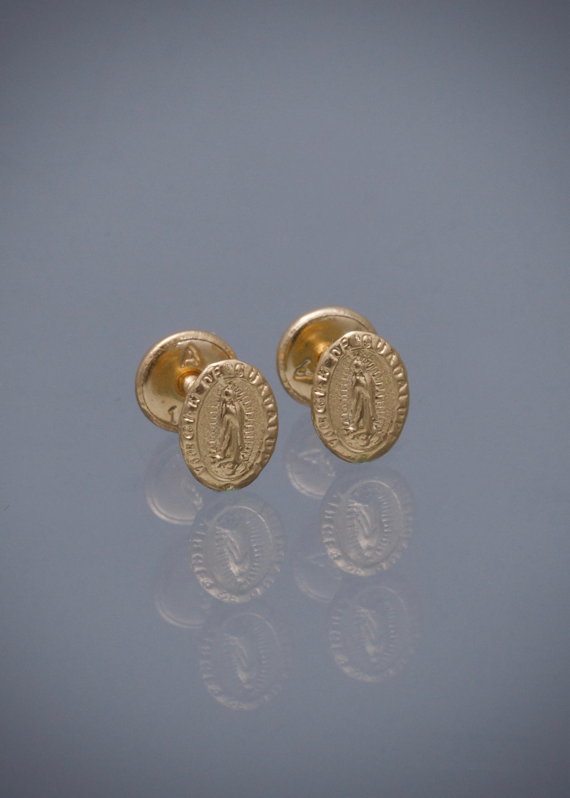 Topos virgen de guadalupe 0.6gr / Largo 0.7cm / Oro Amarillo Nac P