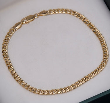 Pulso cubano 3.6gr / Largo 19.5cm / Oro Amarillo italy +3 M