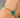 Pulso lucky clover piedra verde 11.75gr / Largo 19cm / Oro Amarillo Nac B