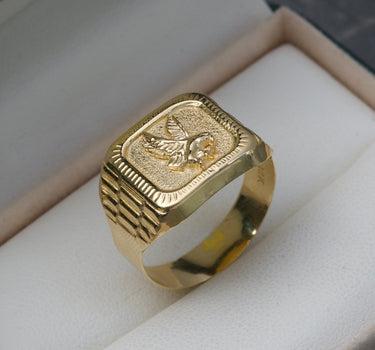 Anillo De Aguila 4gr / Oro Amarillo Nac M