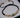 Pulsera en hilo negro con bola de fuego 3.85gr / Dos Oros (Joya) M