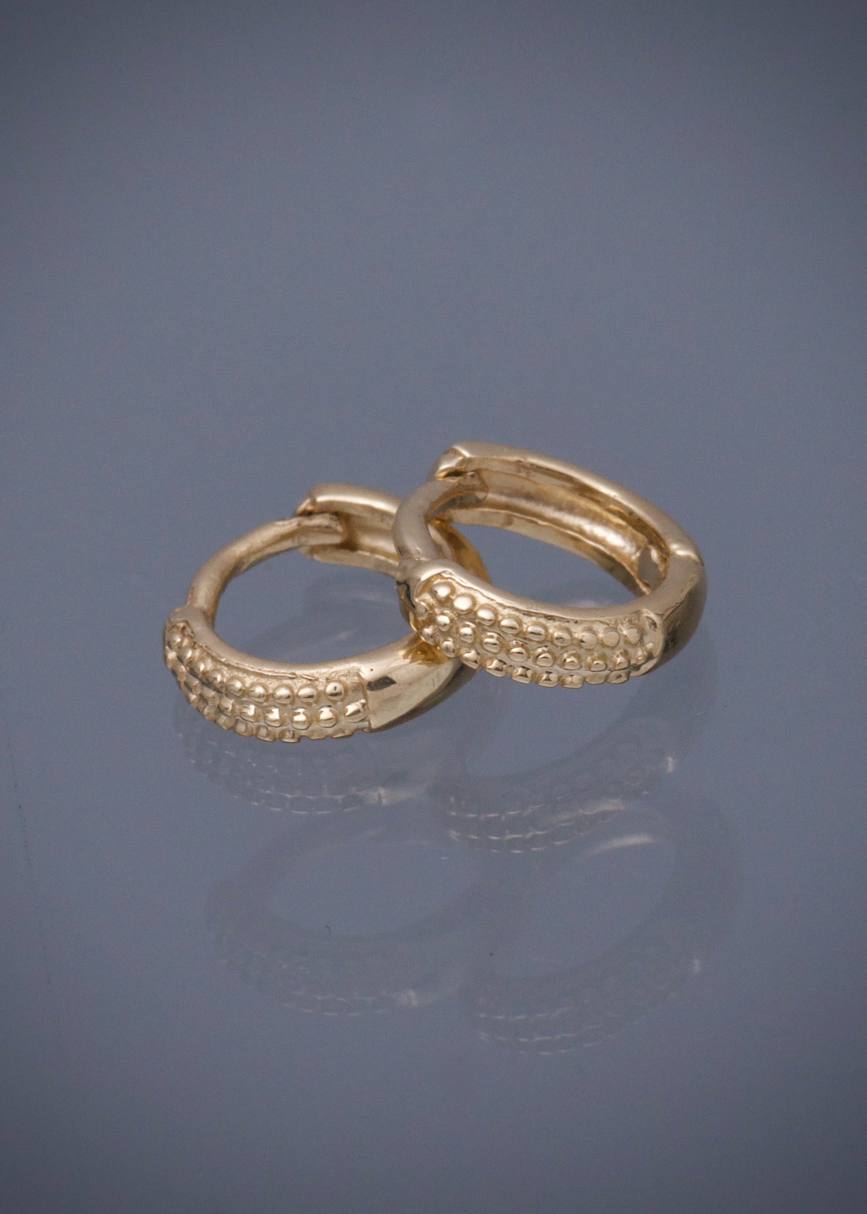 Candongas 1.4gr / Largo 0.9cm / Oro Amarillo Nac B