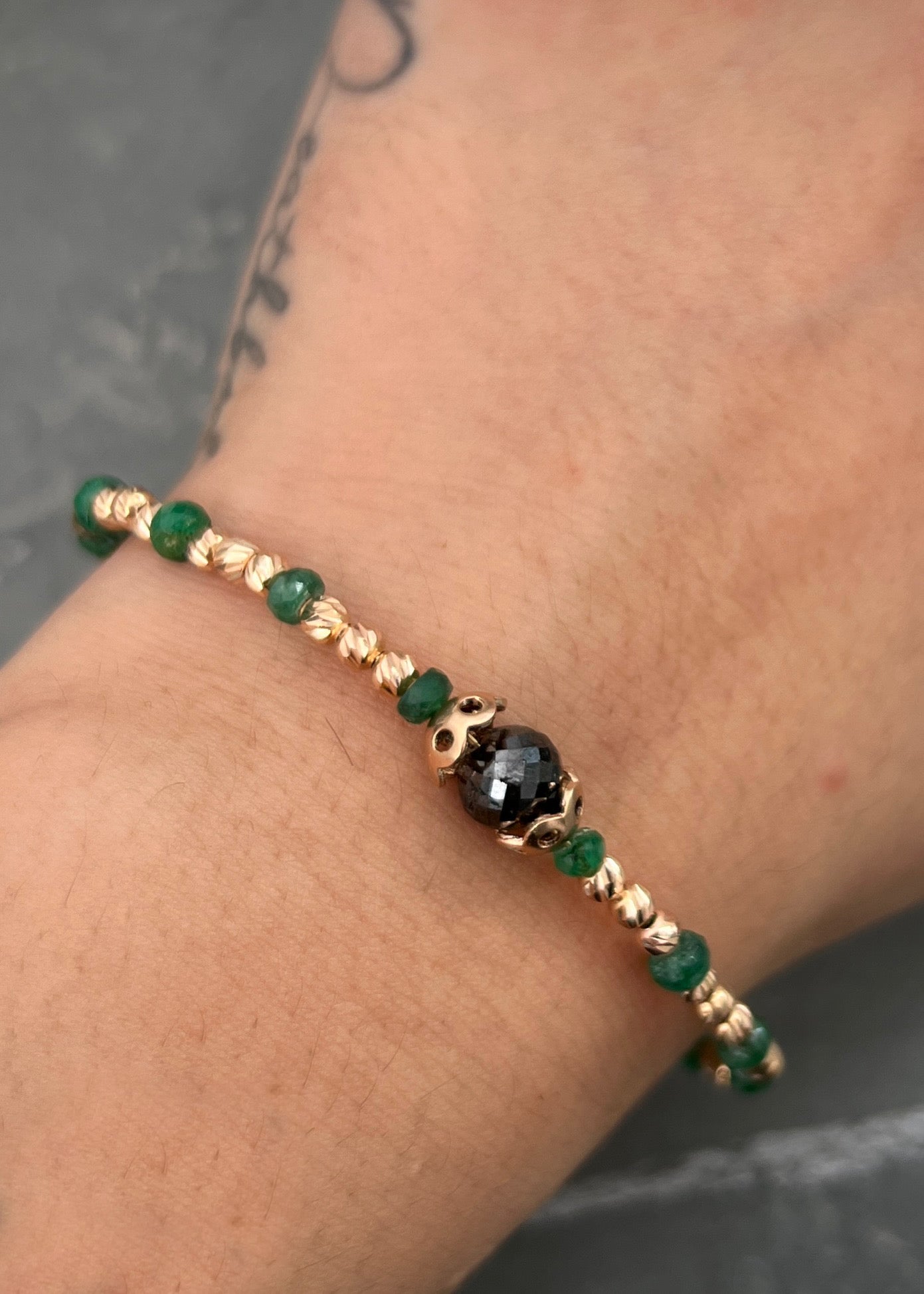 Pulsera energetica 3,8gr / Oro Rosado (Joya) M