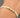 Pulsera en hilo beige con bolas lisas 4mm y neoprenos 0.25gr / Oro Amarillo (Joya) M