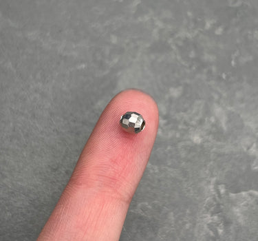 Bolas diamantada 5mm 0.5gr / Oro Blanco Nac B