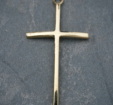 Herraje de cruz 1.1gr / 3.5cm / Oro Amarillo Nac B