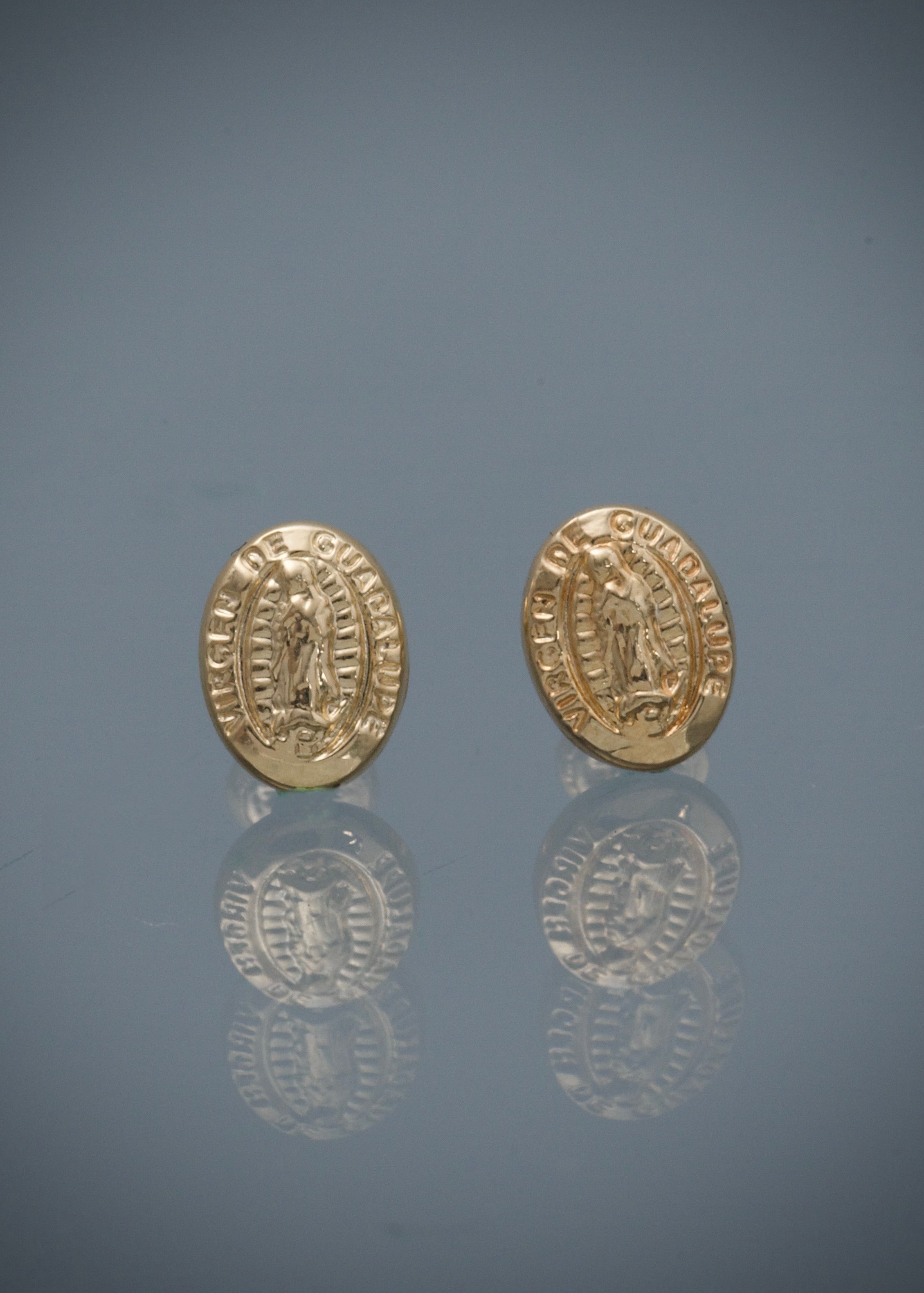 Topos Virgen Guadalupe 0.9gr / Largo  1cm / Oro Amarillo Nac M