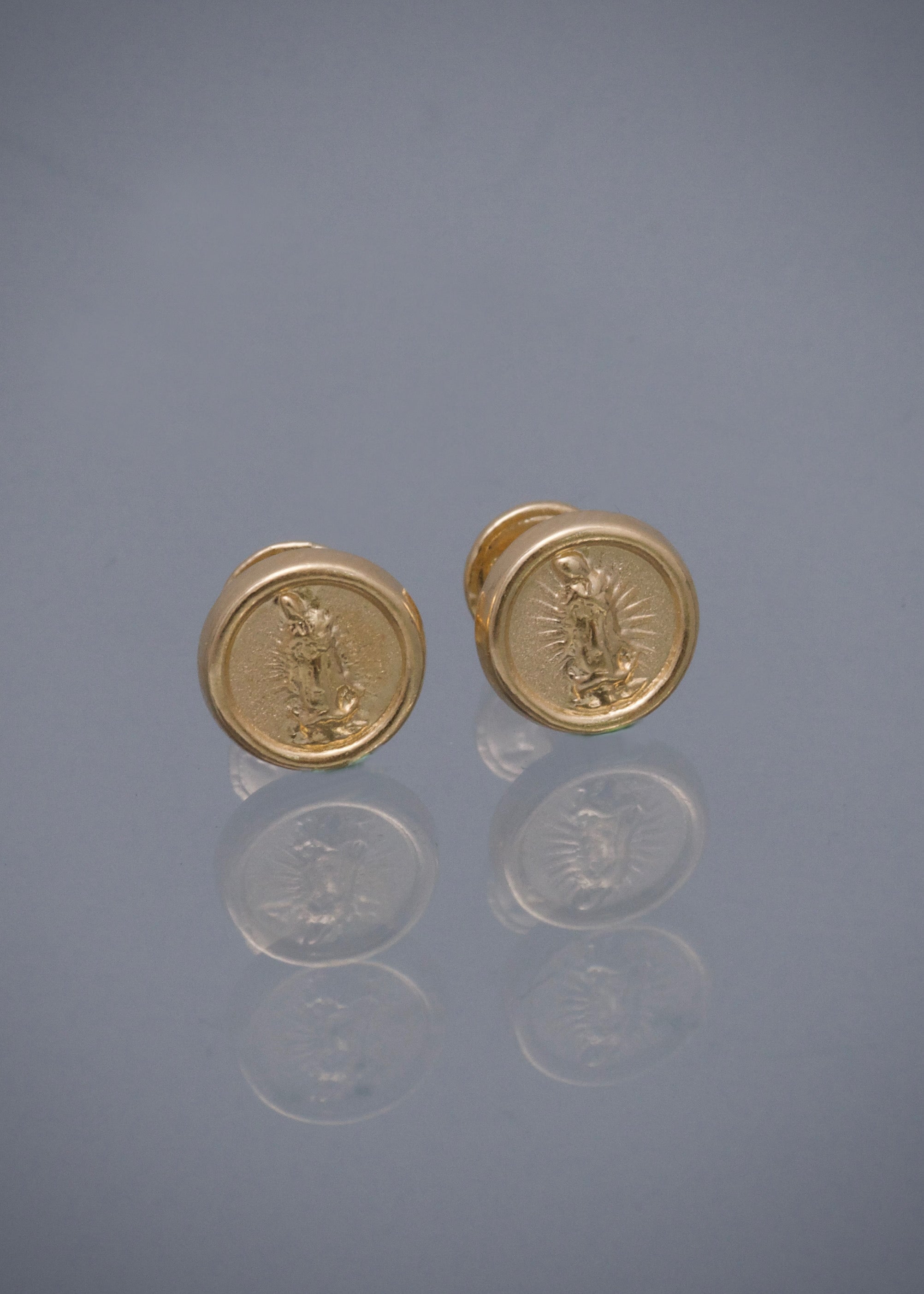 Topos virgen de guadalupe 0.75gr / Largo 0.7cm / Oro Amarillo Nac P