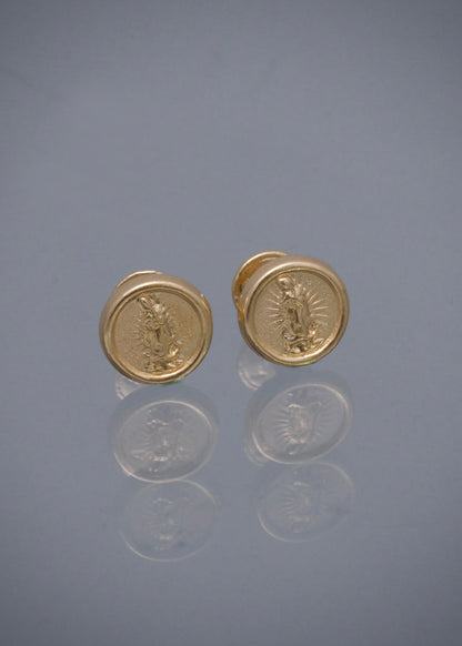 Topos virgen de guadalupe 0.75gr / Largo 0.7cm / Oro Amarillo Nac P