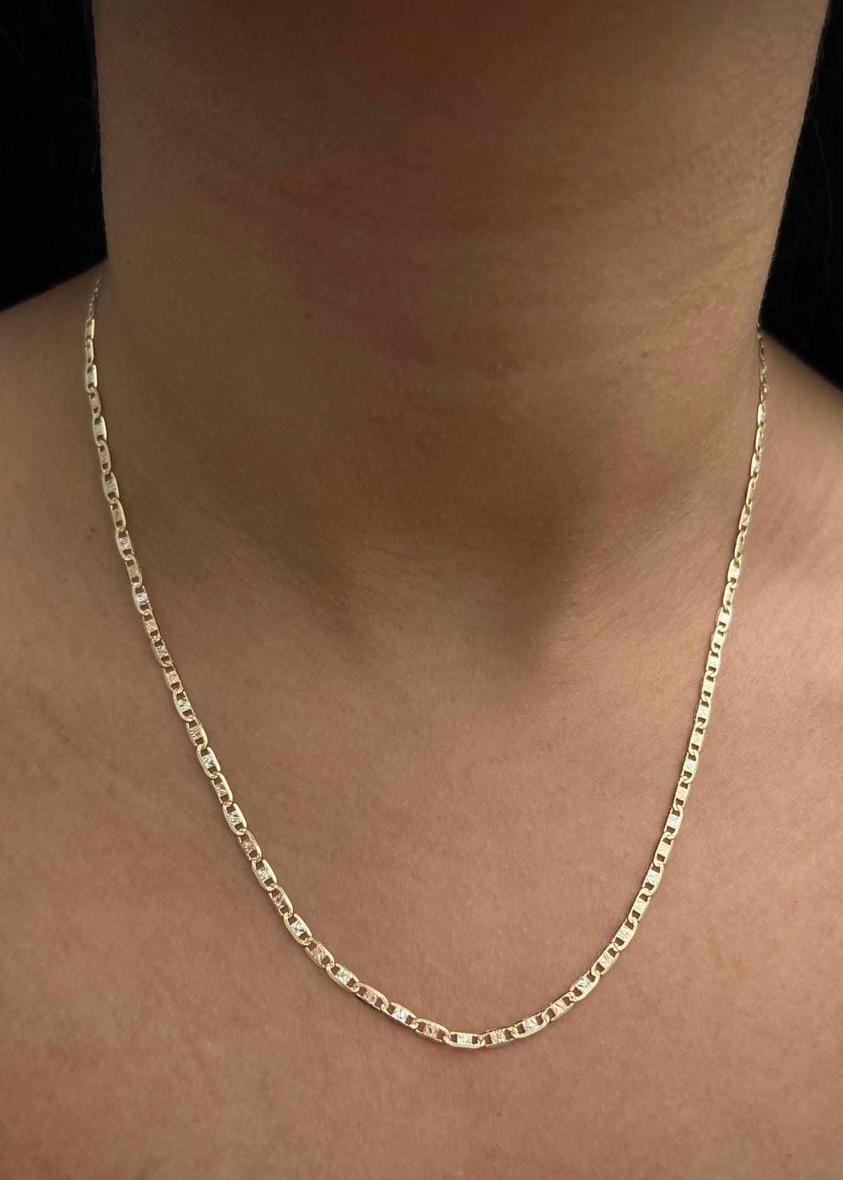 Cadena Plana 5.25gr / 45cm / 2.6mm — Tres Oros