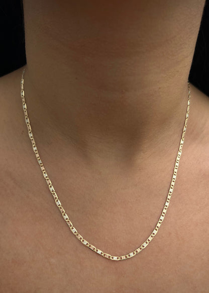Cadena Plana 5.25gr / 45cm / 2.6mm — Tres Oros