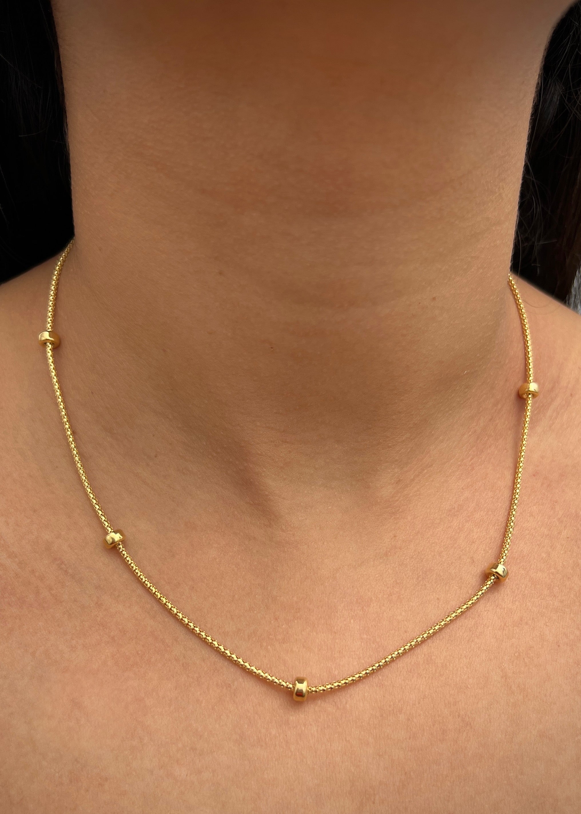 Cadena cola de raton 6.4gr / Largo 45cm / Oro Amarillo italy +3 P
