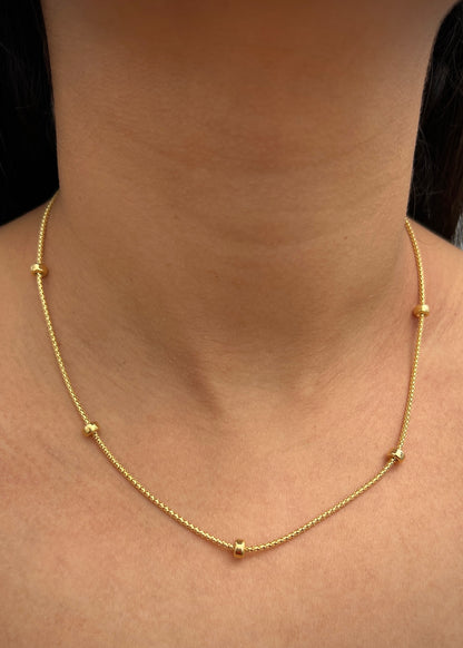 Cadena cola de raton 6.4gr / Largo 45cm / Oro Amarillo italy +3 P