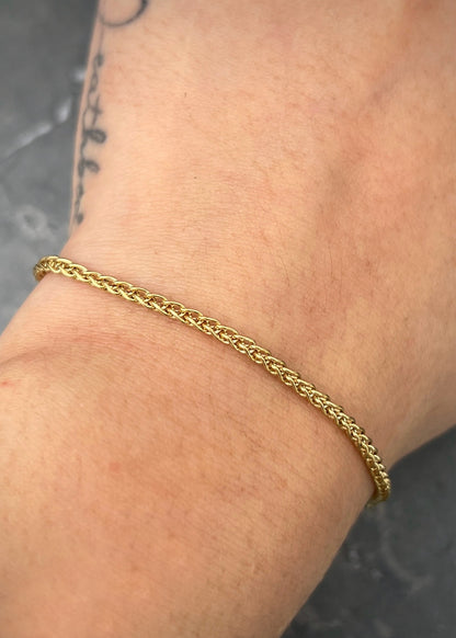Pulso franco 1.4gr / Largo 15.5cm / Oro Amarillo italy +3 B