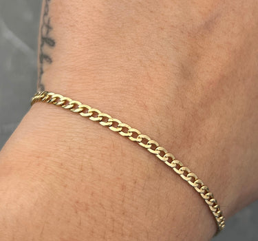 Pulso cubano 1.95gr / Largo 20cm / Oro Amarillo italy +1 B