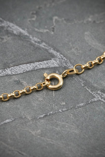 Cadena aro seguido 3.5gr / Largo 50cm — Oro Amarillo