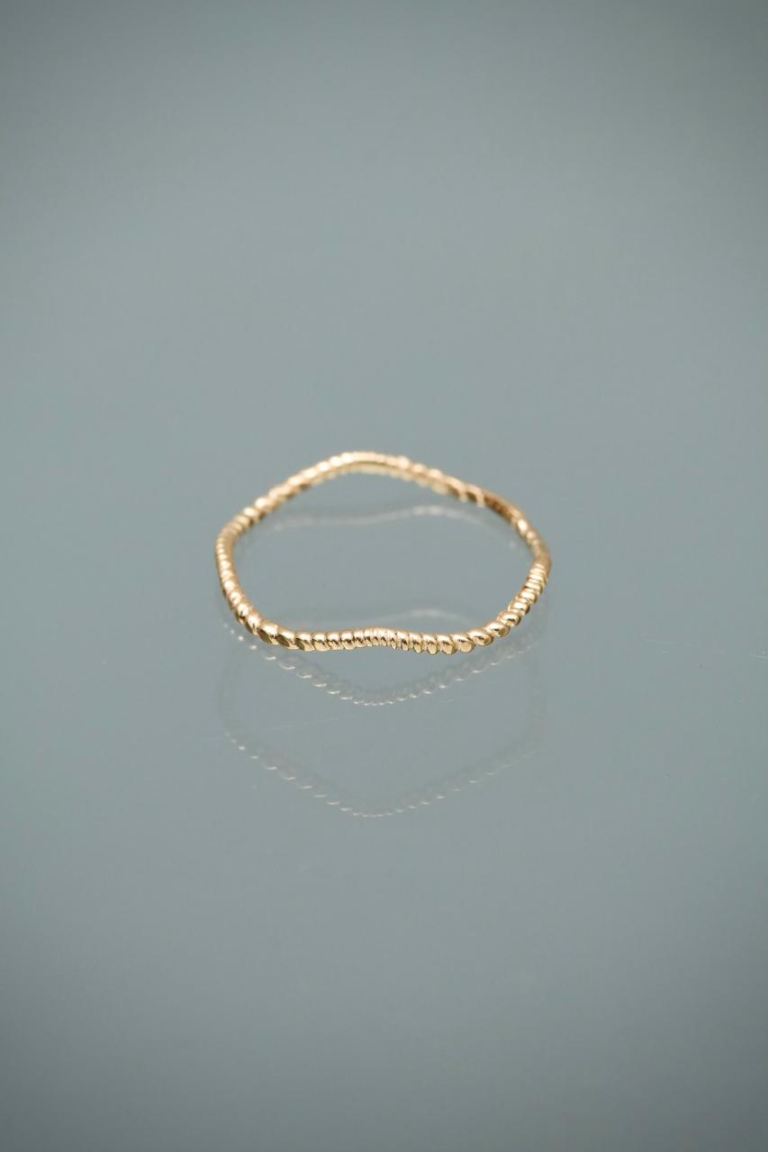 Anillo 0.55gr / TallA 5 1/4 / Oro Amarillo Nac M