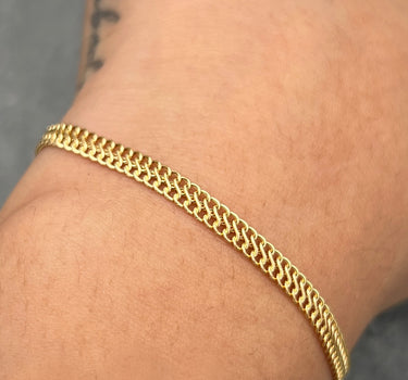 Pulso medusa 1.95gr / Largo 19cm / Oro Amarillo italy +3 *