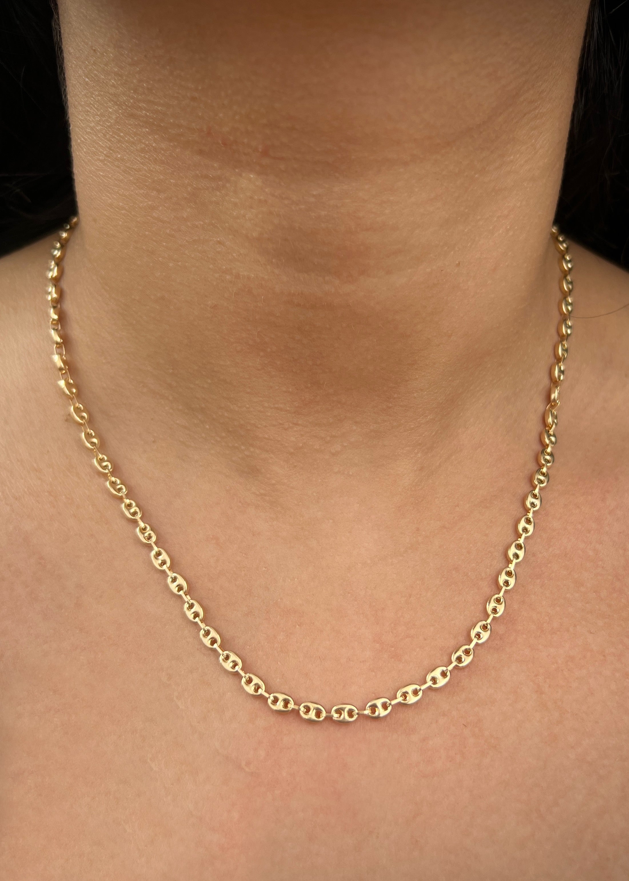 Cadena gc lisa 5.3gr / Largo 45cm / Oro Amarillo Nac M