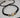 Pulsera en hilo negro con herraje flor 1.25gr / Oro Amarillo (Joya) M
