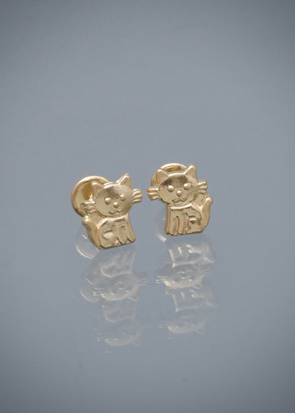 Topos Gato 0.8gr / Largo 0.8cm / Oro Amarillo Nac B
