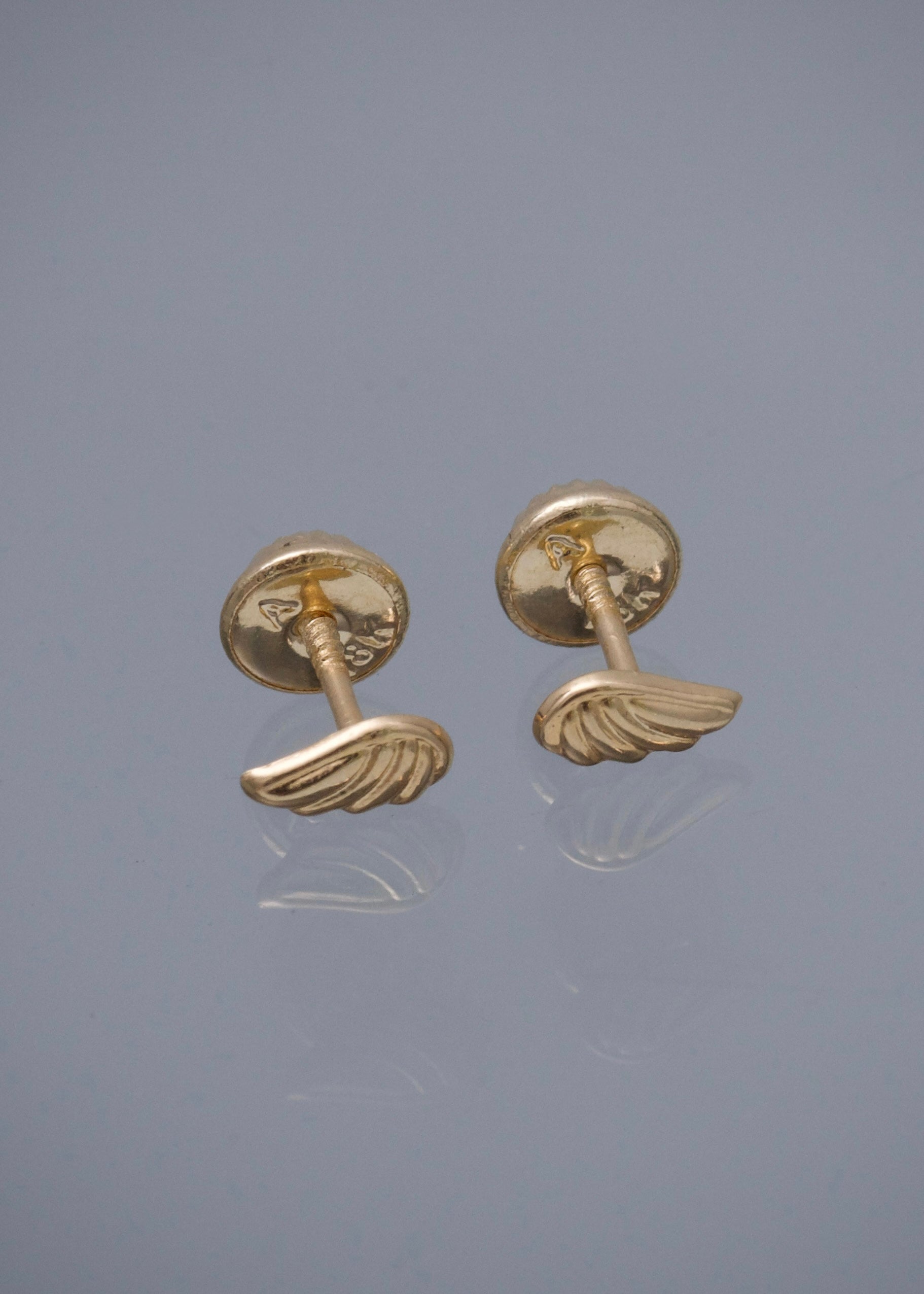 Topos alas 0.45gr / Largo 0.6cm / Oro Amarillo Nac*
