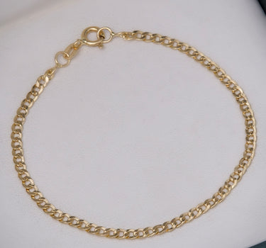 Pulso cubano 1.8gr / Largo 17.5cm / Oro Amarillo italy +3 M