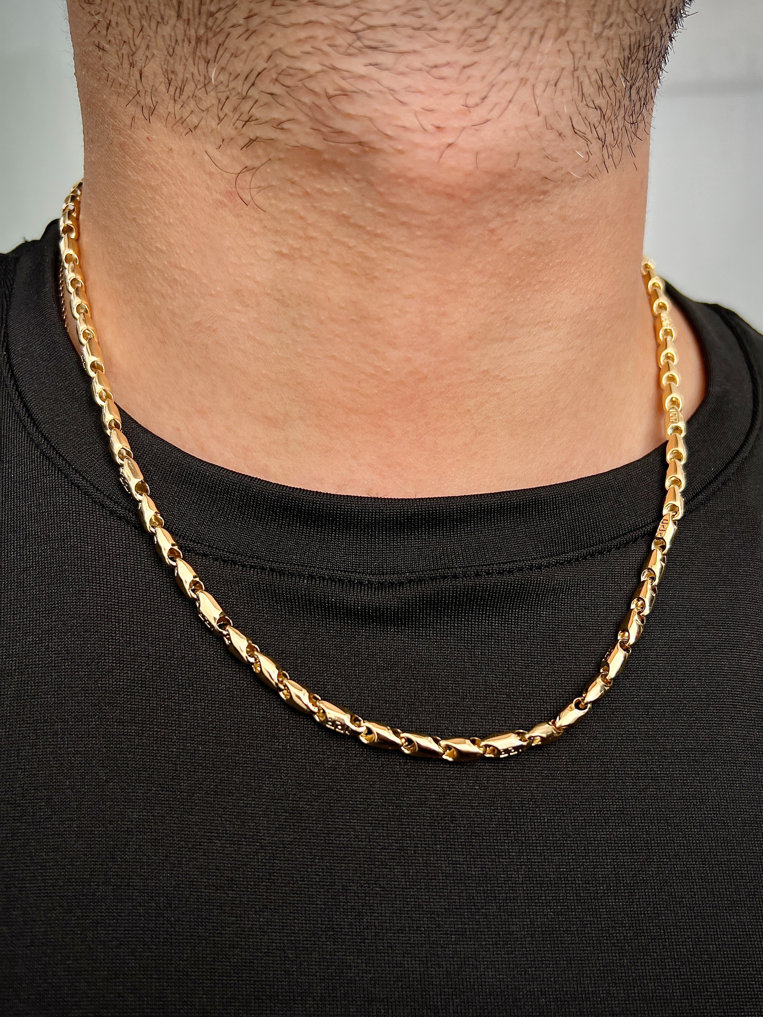 Cadena rustica 14.35gr / Largo 50cm / Oro Amarillo Nac B