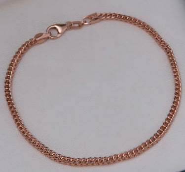 Pulso franco 3.55gr / Largo 19cm / Oro Rosado italy +3 M