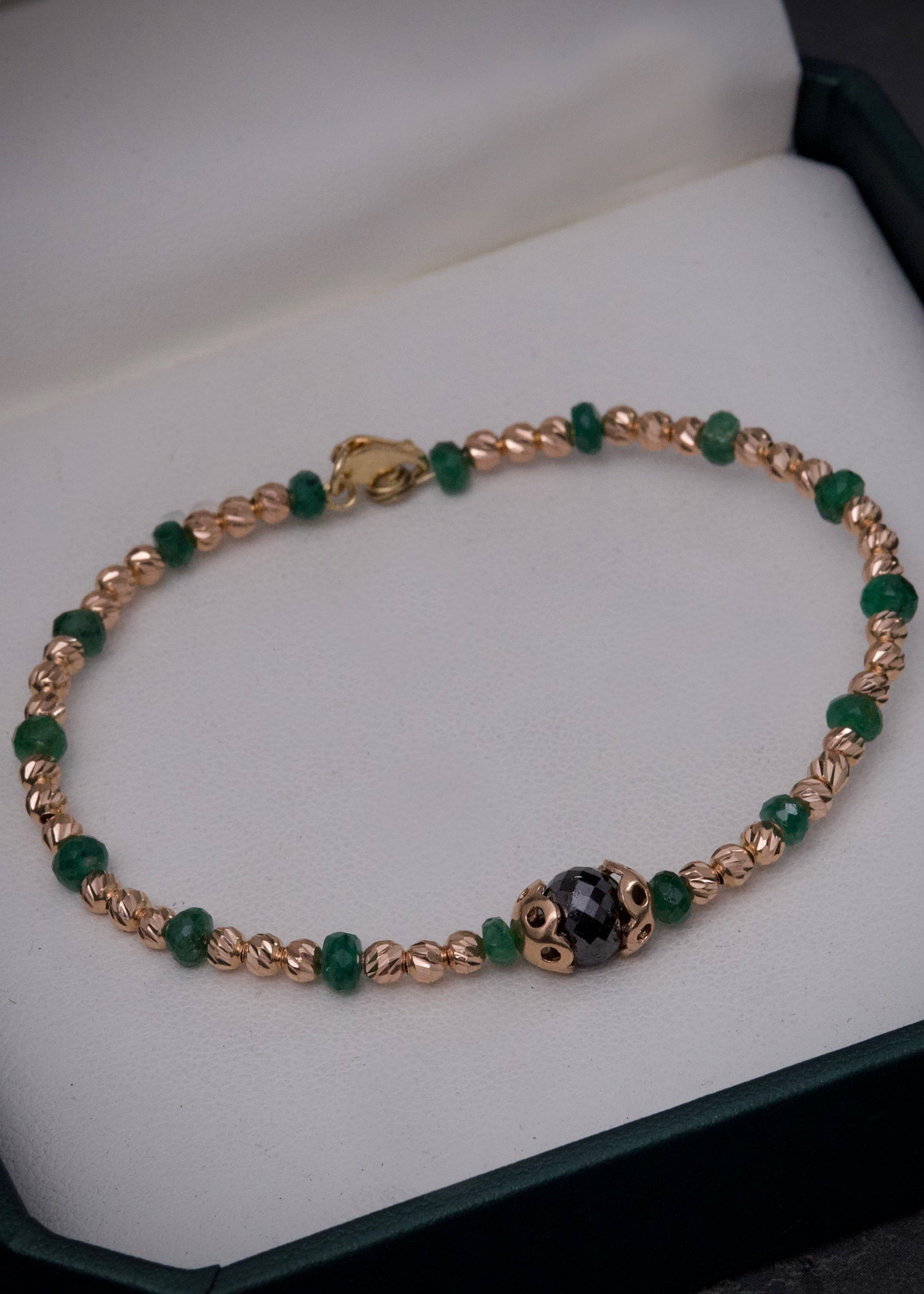Pulsera energetica 3,8gr / Oro Rosado (Joya) M