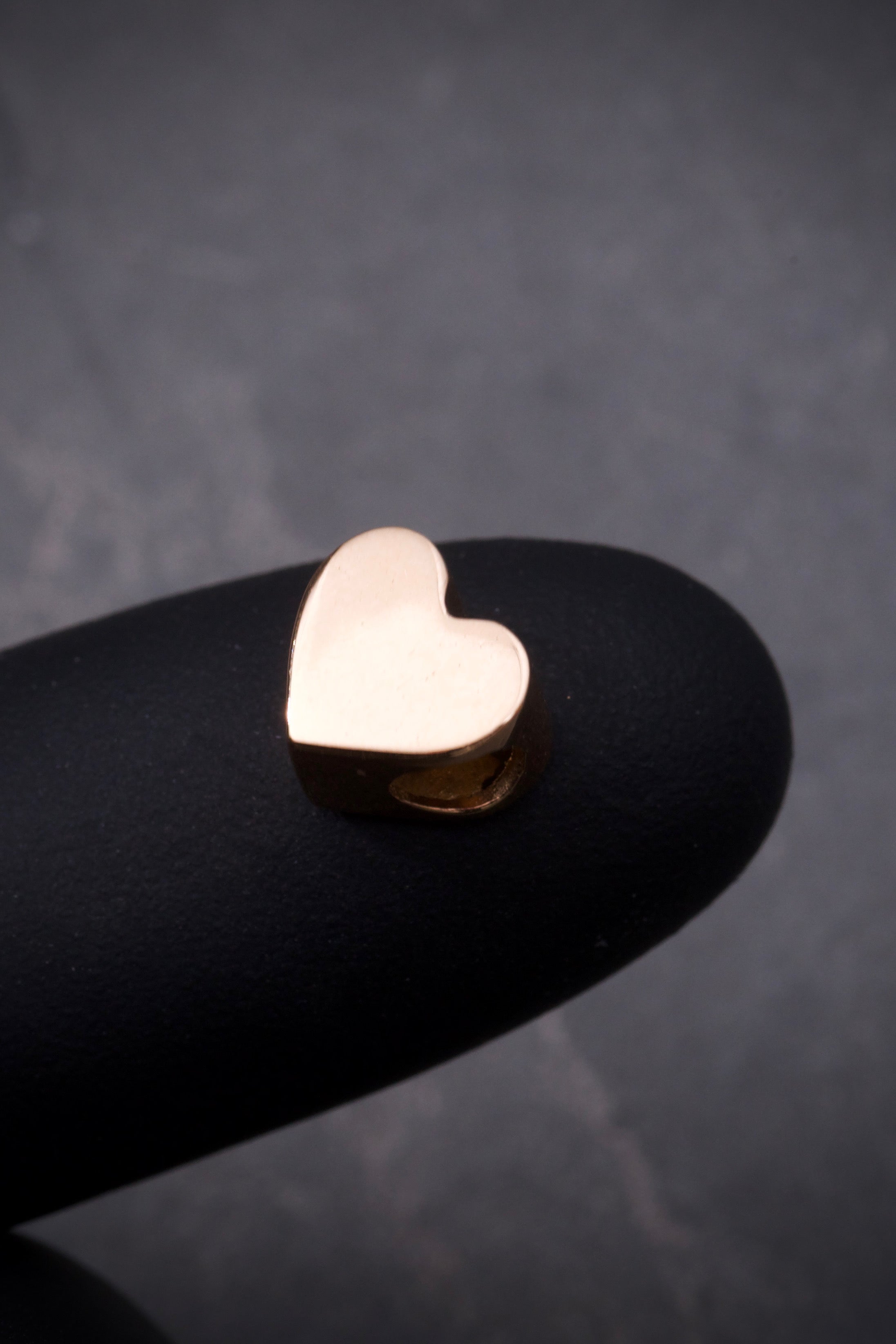 Dije de corazon 1.35gr / Largo 0.7cm / Oro Rosado Nac B