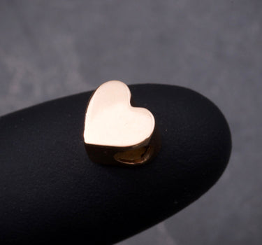 Dije de corazon 1.35gr / Largo 0.7cm / Oro Rosado Nac B